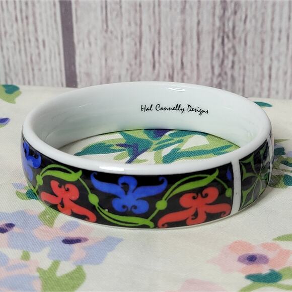 Hal Connelly Designs Jewelry - Hal Connelly Designs Enamel Ceramic Bracelet